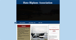 Desktop Screenshot of hatzbiplane.com